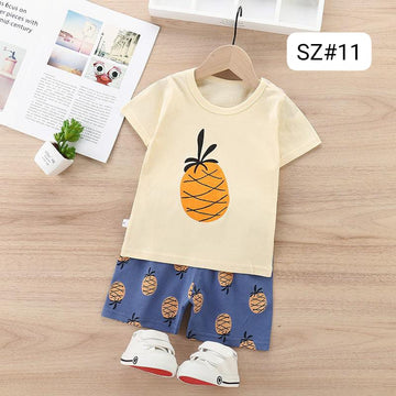 PAINEAPPLE PATTERN PRINTED KIDS WEAR